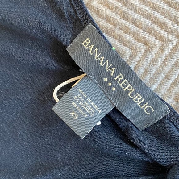 Banana Republic Black Stretch Top Size XS - Picture 5 of 6